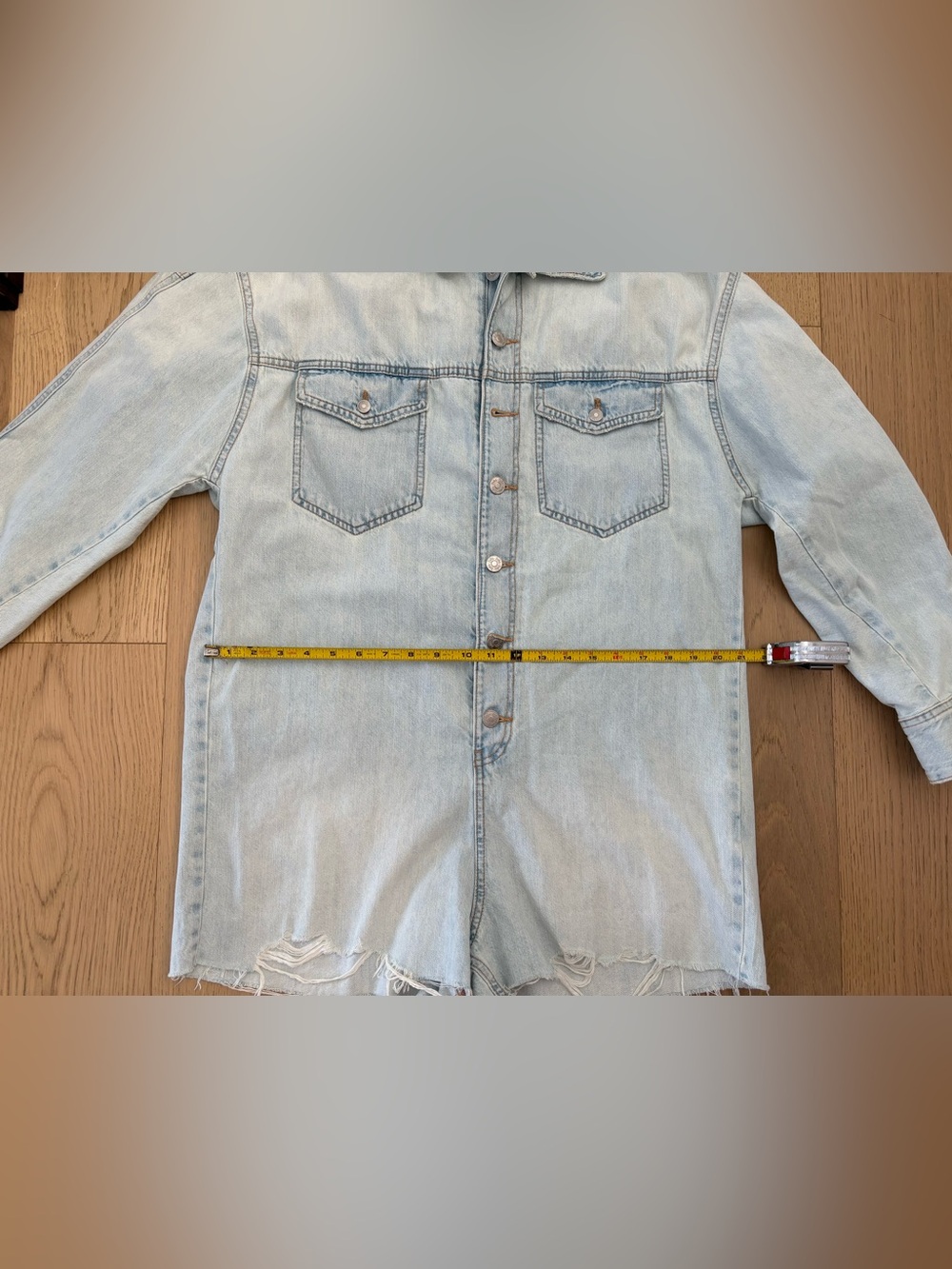 ZARA DENIM ROMPER - Picture 4 of 4